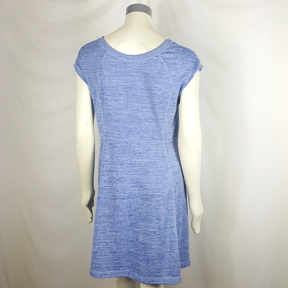 T by Talbots Soft Drape Jersey Marled Dress - Picture 3 of 5